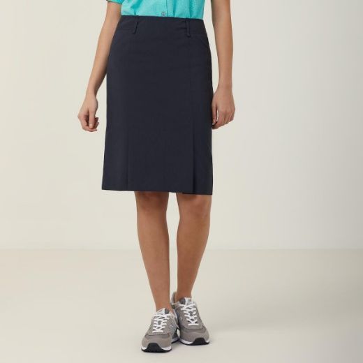 Picture of NNT Ladies P/V Stretch Twill Pleat Straight Skirt
