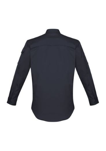 Picture of Syzmik Mens Rugged Cooling Shirt 100% Cotton Ripstop Long Sleeve