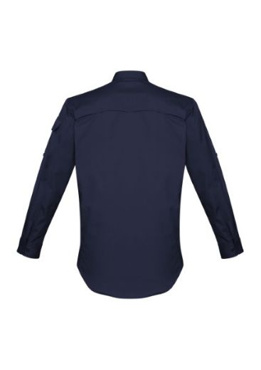 Picture of Syzmik Mens Rugged Cooling Shirt 100% Cotton Ripstop Long Sleeve