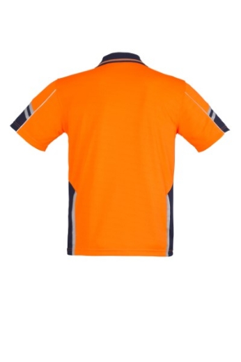 Picture of Syzmik Mens Squad Polo Shirt 100% Polyester Short Sleeve