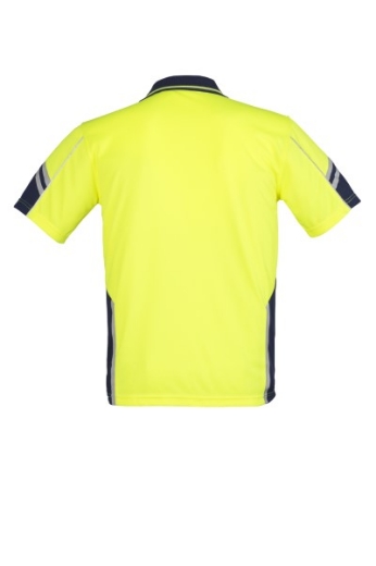 Picture of Syzmik Mens Squad Polo Shirt 100% Polyester Short Sleeve