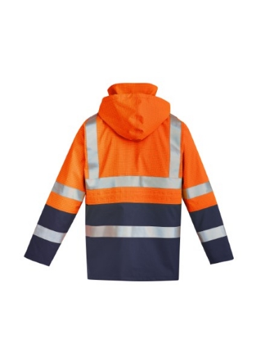 Picture of Syzmik Flame Resistant Arc Rated Anti Static Waterproof Jacket with Reflective Tape HRC2, ATPV 16.8cal