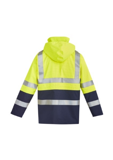 Picture of Syzmik Flame Resistant Arc Rated Anti Static Waterproof Jacket with Reflective Tape HRC2, ATPV 16.8cal