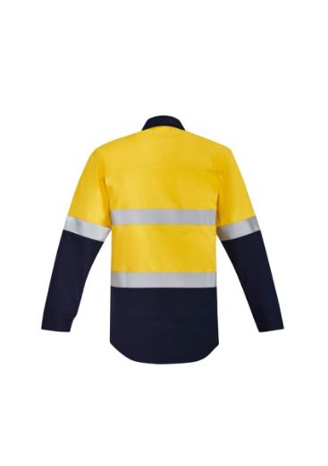 Picture of Syzmik Flame Resistant Shirt Closed Front with Reflective Tape Metatech HRC2, ATPV 9.1cal