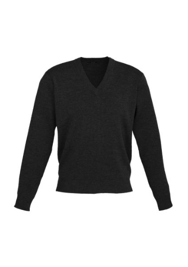 Picture of Biz Collection Mens V neck Jumper 50% Wool 50% Acrylic (CO10001)