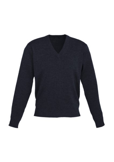 Picture of Biz Collection Mens V neck Jumper 50% Wool 50% Acrylic (CO10001)