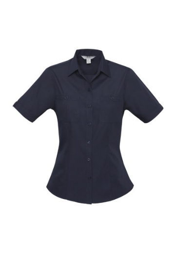 Picture of Biz Collection Ladies Bondi Shirt Short Sleeve 65% Polyester 35% Cotton Poplin
