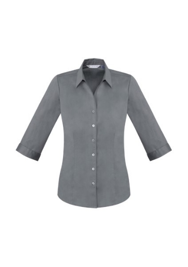 Picture of Biz Collection Ladies Monaco Shirt 3/4 Sleeve Cotton Rich (CO10008)