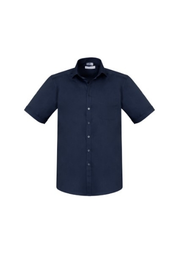 Picture of Biz Collection Mens Monaco Shirt Short Sleeve Cotton Rich (CO10005)