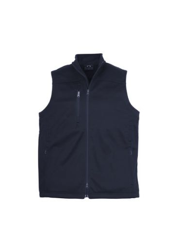 Picture of Biz Collection Mens Soft Shell Vest 100% polyester outer micro fleece inner