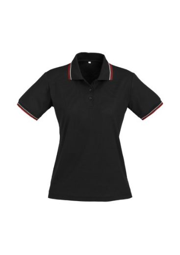 Picture of Biz Collection Ladies Cambridge Polo Shirt 50% Cotton 50% BizCool Polyester Pique Knit
