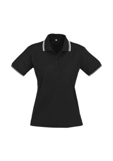 Picture of Biz Collection Ladies Cambridge Polo Shirt 50% Cotton 50% BizCool Polyester Pique Knit