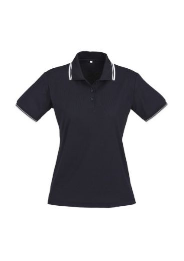 Picture of Biz Collection Ladies Cambridge Polo Shirt 50% Cotton 50% BizCool Polyester Pique Knit