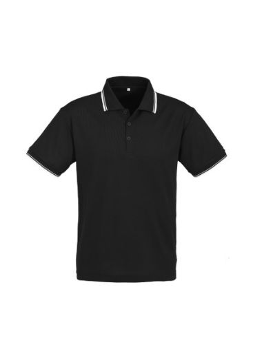 Picture of Biz Collection Mens Cambridge Polo Shirt 50% Cotton 50% BizCool Polyester Pique Knit