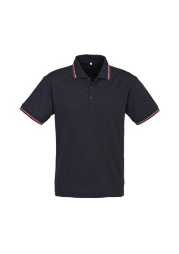 Picture of Biz Collection Mens Cambridge Polo Shirt 50% Cotton 50% BizCool Polyester Pique Knit