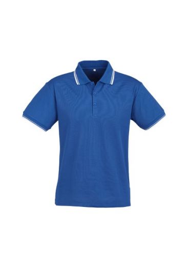 Picture of Biz Collection Mens Cambridge Polo Shirt 50% Cotton 50% BizCool Polyester Pique Knit