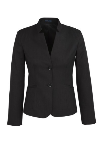 Picture of Biz Corporates Ladies Short Jacket with Reverse Lapel Cool Stretch