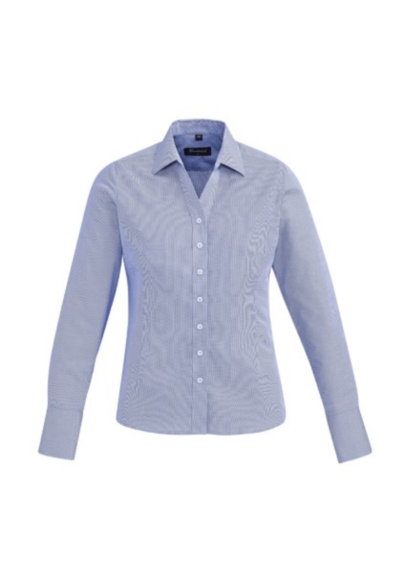 Picture of Biz Corporates Ladies Hudson Shirt Long Sleeve 100% Cotton
