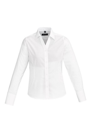 Picture of Biz Corporates Ladies Hudson Shirt Long Sleeve 100% Cotton