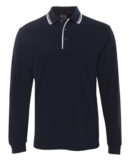 Picture of JB's Polo Shirt Contrast Long Sleeve 65% Polyester 35% Cotton