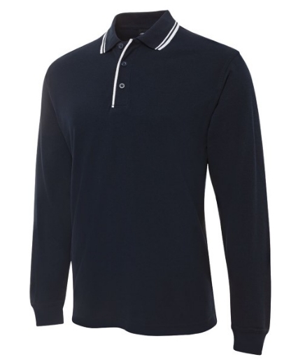 Picture of JB's Polo Shirt Contrast Long Sleeve 65% Polyester 35% Cotton