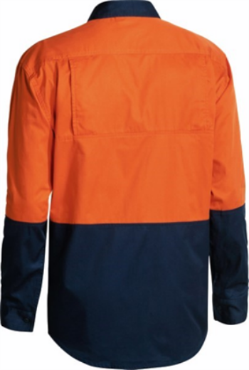 Picture of Bisley Lightweight Cool 2 Tone Drill Shirt with Gussets