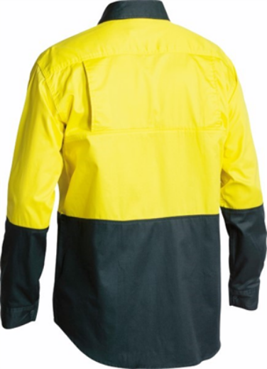 Picture of Bisley Lightweight Cool 2 Tone Drill Shirt with Gussets