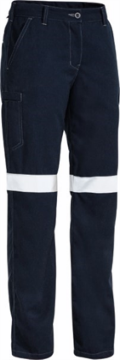 Picture of Bisley Flame Resistant Tencate Tecasafe Ladies Cargo Pant with Reflective 238gsm HRC 2 ATPV 8-9