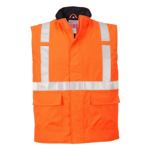 Picture of Portwest BizFlame Hi-Vis AntiStatic FR Body Warmer
