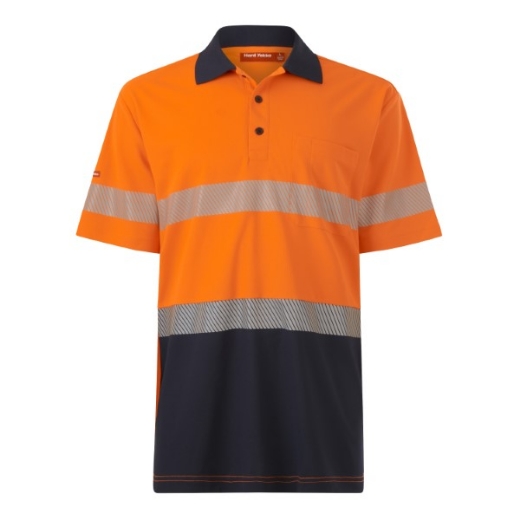 Picture of Hard Yakka Core Short Sleeve Hi-Vis Taped Polo