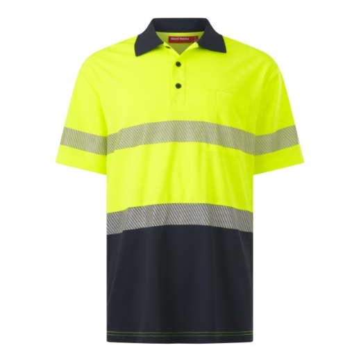 Picture of Hard Yakka Core Short Sleeve Hi-Vis Taped Polo