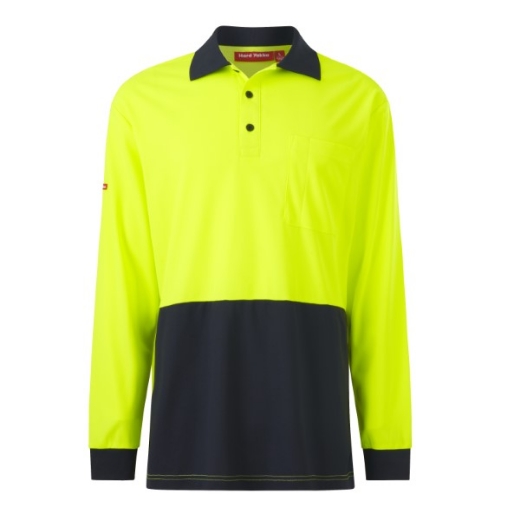 Picture of Hard Yakka Core Long Sleeve Hi-Vis Polo