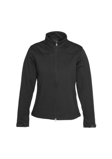 Picture of Biz Collection Ladies Soft Shell Jacket 100% polyester outer micro fleece inner (CO10027)