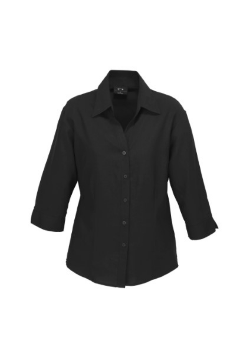 Picture of Biz Collection Ladies Oasis Shirt 3/4 Sleeve 100% breathable comfortcool polyester