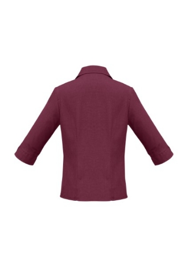 Picture of Biz Collection Ladies Oasis Shirt 3/4 Sleeve 100% breathable comfortcool polyester
