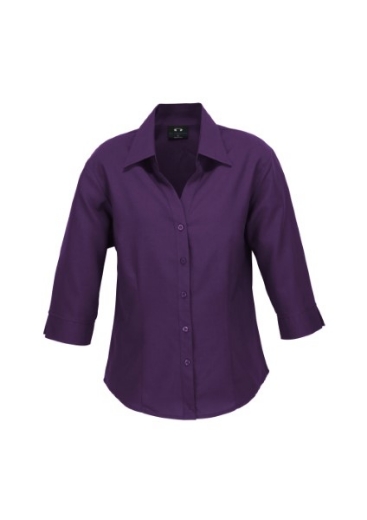 Picture of Biz Collection Ladies Oasis Shirt 3/4 Sleeve 100% breathable comfortcool polyester