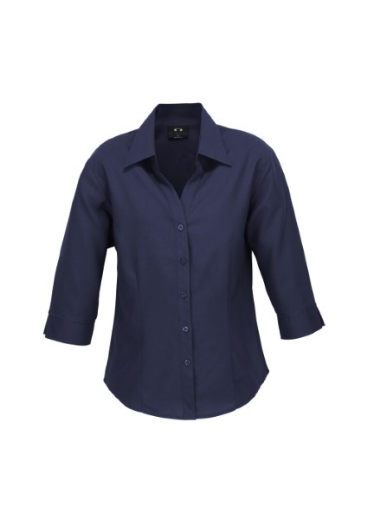 Picture of Biz Collection Ladies Oasis Shirt 3/4 Sleeve 100% breathable comfortcool polyester