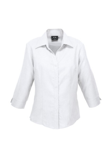 Picture of Biz Collection Ladies Oasis Shirt 3/4 Sleeve 100% breathable comfortcool polyester
