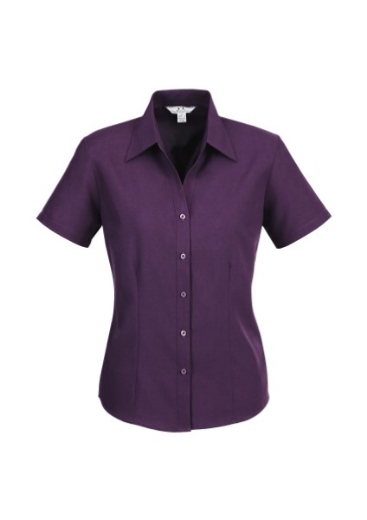 Picture of Biz Collection Ladies Oasis Shirt Short Sleeve 100% breathable comfortcool polyester
