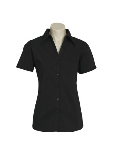 Picture of Biz Collection Ladies Metro Shirt Short Sleeve 65% Cotton 30% polyester 5% elastane