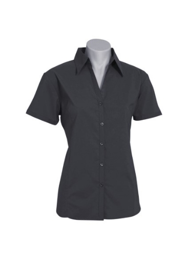 Picture of Biz Collection Ladies Metro Shirt Short Sleeve 65% Cotton 30% polyester 5% elastane