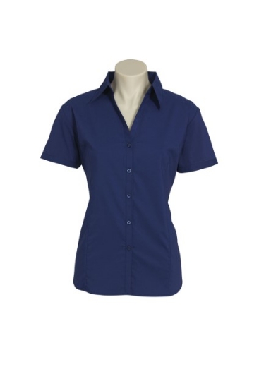 Picture of Biz Collection Ladies Metro Shirt Short Sleeve 65% Cotton 30% polyester 5% elastane