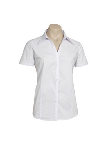 Picture of Biz Collection Ladies Metro Shirt Short Sleeve 65% Cotton 30% polyester 5% elastane