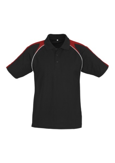 Picture of Biz Collection Mens Triton Polo Shirt 50% Cotton 50% BizCool Polyester Pique Knit