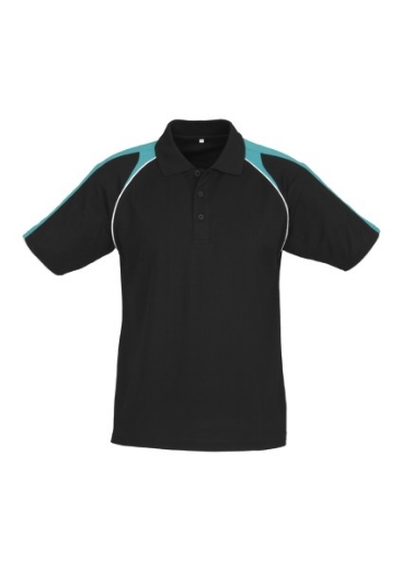 Picture of Biz Collection Mens Triton Polo Shirt 50% Cotton 50% BizCool Polyester Pique Knit