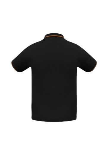 Picture of Biz Collection Mens Jet Polo Shirt 50% Cotton 50% BizCool Polyester Pique Knit