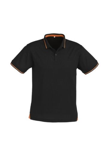 Picture of Biz Collection Mens Jet Polo Shirt 50% Cotton 50% BizCool Polyester Pique Knit