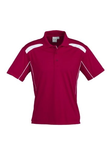Picture of Biz Collection Mens United Polo Shirt Short Sleeve 100% BizCool Polyester Sports Mesh