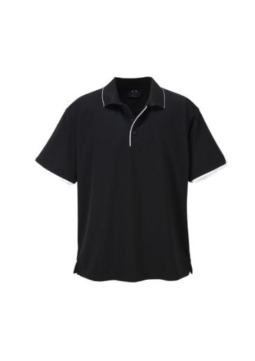 Picture of Biz Collection Mens Elite Polo Shirt Self Check 100% Bizcool breathable polyester