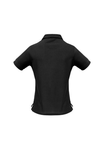 Picture of Biz Collection Ladies Micro Waffle Polo Shirt 100% Bizcool breathable polyester